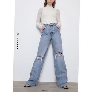 Wide Leg Zara Jeans / Famous Tik Tok Jeans!